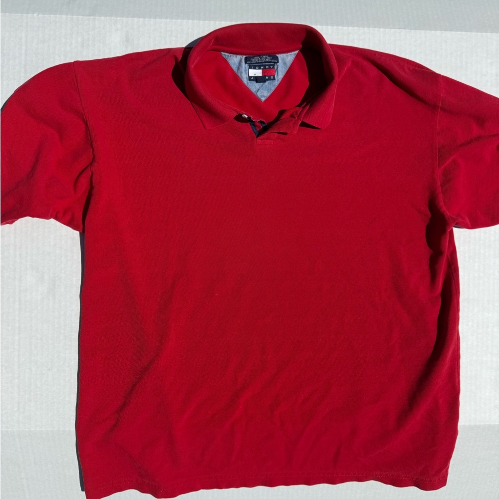 Tommy Hilfiger Men's Red Polo Shirt